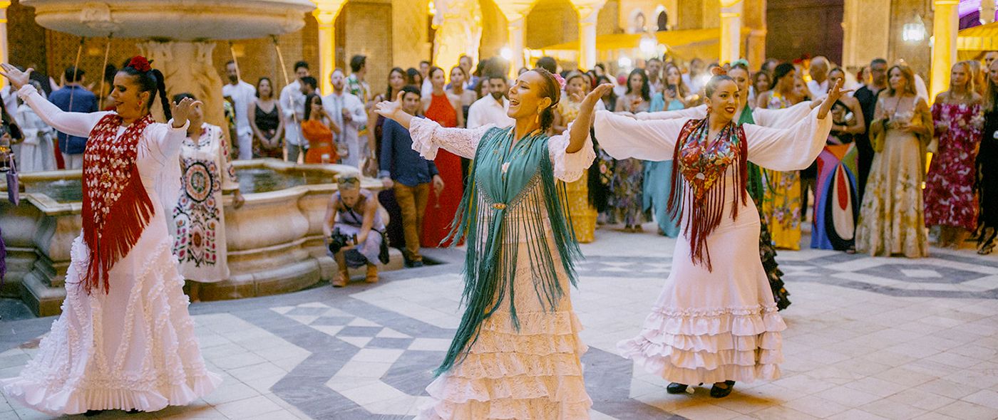 Andalusian Moorish style Party in Seville, Spain