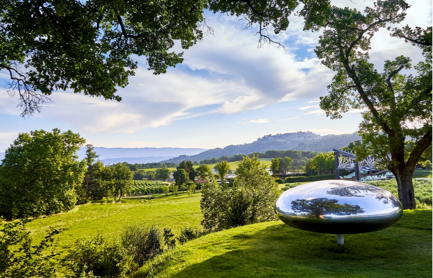 Modern art luxury wedding estate in Provence France