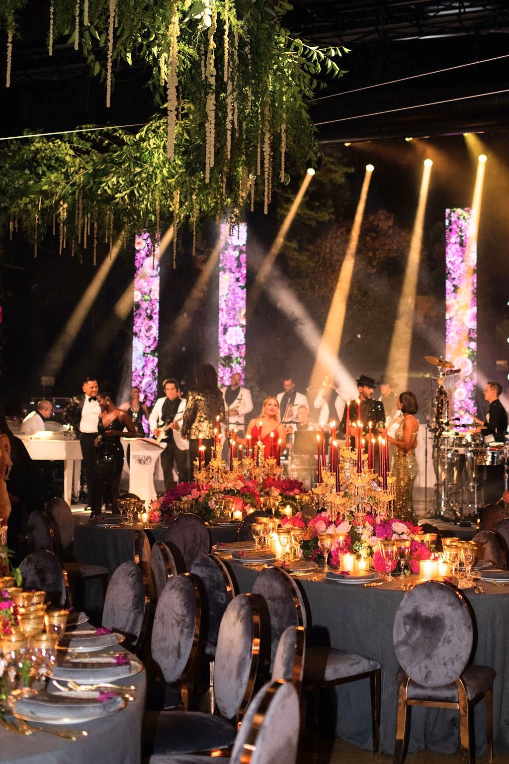 Band at party of Lake Garda wedding