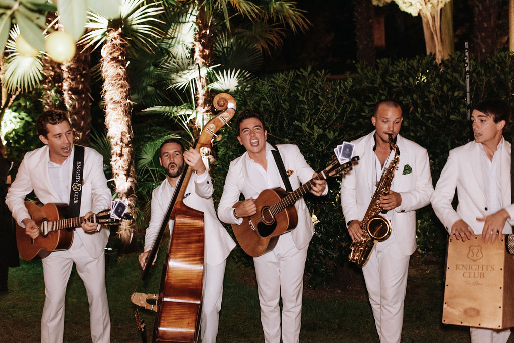 Live band from France on Lake Garda