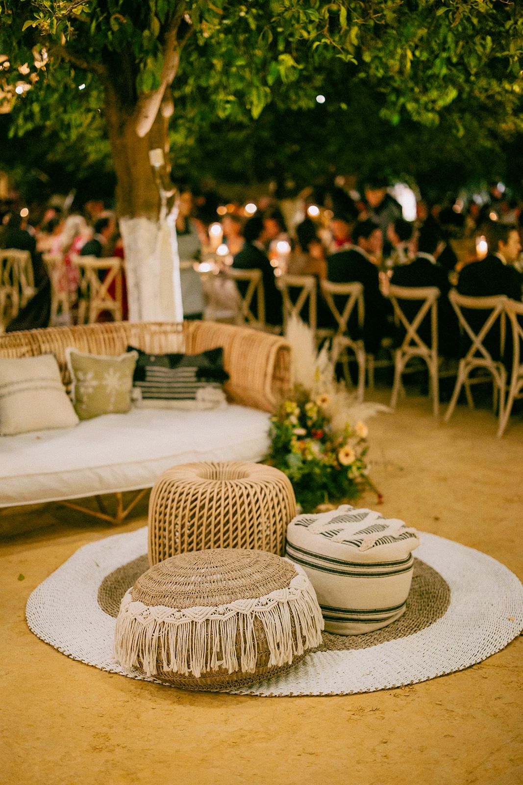 Lounge areas at the Lebanese wedding in Sevilla Spain