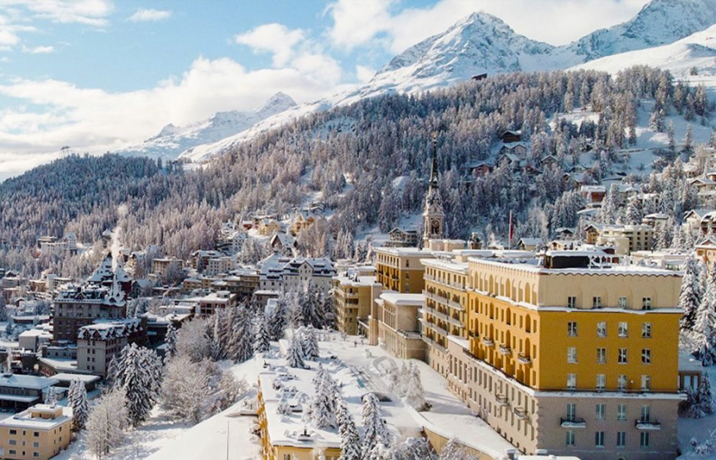 Luxury wedding hotel in Saint Moritz